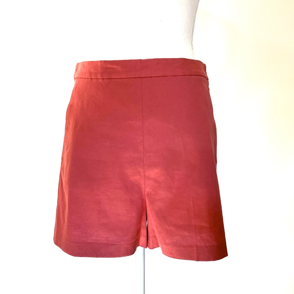 Theory Linen Blend Shorts Size 4
